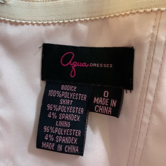 Strapless Peach Aqua Brand Dress - Picture 4 of 5